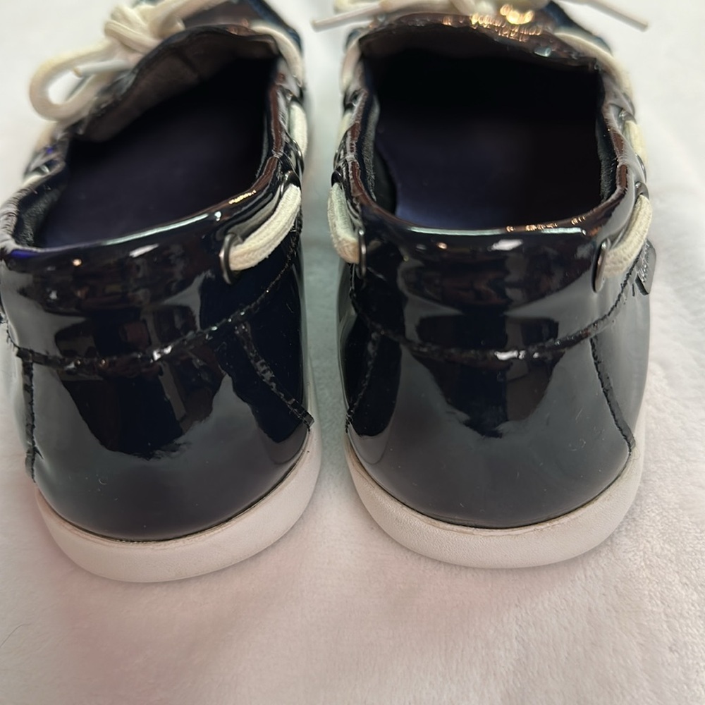 Cole Haan Nuntucket Camp Loafer Slip-on Moccasin Navy Patent 8B - Picture 10 of 10